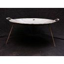 Stahlschale D: 58 cm mit Schraubf&uuml;&szlig;en f&uuml;r Kugelkollektion bis D 80 mm