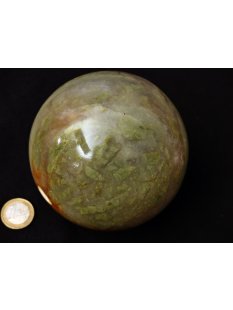 K100.05 Jaspis agalith Kugel Madagaskar 1420 g D 100 mm