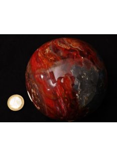 K100.14 Jaspis polychrom Kugel Madagaskar 1400 g D 100 mm