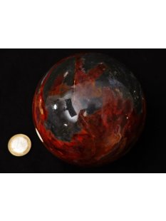 K100.14 Jaspis polychrom Kugel Madagaskar 1400 g D 100 mm