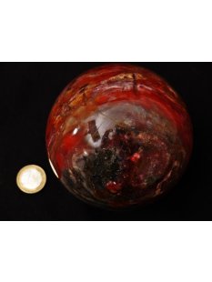 K100.14 Jaspis polychrom Kugel Madagaskar 1400 g D 100 mm