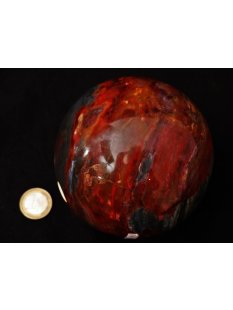 K100.14 Jaspis polychrom Kugel Madagaskar 1400 g D 100 mm