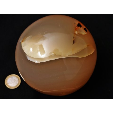 K100.04 Achat Kugel poliert 10 cm 1637 Gramm