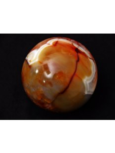 K100.07 Karneol Kugel Madagaskar 1418 g D 10 cm