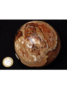 K100.12 Opal braun Kugel Madagaskar 1070 g D 95 mm