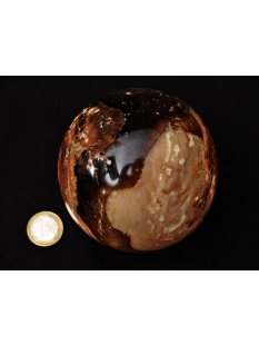 K100.12 Opal braun Kugel Madagaskar 1070 g D 95 mm