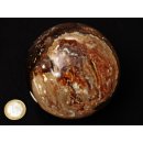 K100.12 Opal braun Kugel Madagaskar 1070 g D 95 mm