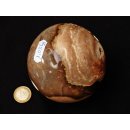 K100.12 Opal braun Kugel Madagaskar 1070 g D 95 mm