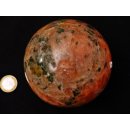 K100.22 Calcit orange Kugel poliert D: 100 mm 1493 g