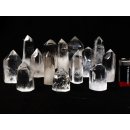 BKLOT.02= 14 St. Bergkristall Prismen 1A Qualit&auml;t mit verschiedenen Einschl&uuml;ssen 40 - 80 mm lang LOT = 1 kg