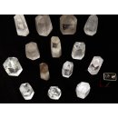 BKLOT.02= 14 St. Bergkristall Prismen 1A Qualit&auml;t mit verschiedenen Einschl&uuml;ssen 40 - 80 mm lang LOT = 1 kg