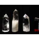 BKLOT.02= 14 St. Bergkristall Prismen 1A Qualit&auml;t mit verschiedenen Einschl&uuml;ssen 40 - 80 mm lang LOT = 1 kg