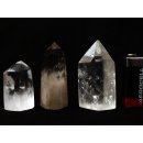 BKLOT.02= 14 St. Bergkristall Prismen 1A Qualit&auml;t mit verschiedenen Einschl&uuml;ssen 40 - 80 mm lang LOT = 1 kg