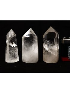 BKLOT.03= 18 St.Bergkristall Prismen 1A Qualit&auml;t mit verschiedenen Einschl&uuml;ssen 40 - 80 mm lang LOT = 1 kg