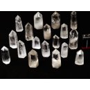 BKLOT.03= 18 St.Bergkristall Prismen 1A Qualit&auml;t mit verschiedenen Einschl&uuml;ssen 40 - 80 mm lang LOT = 1 kg