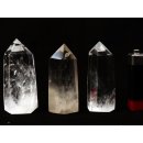 BKLOT.03= 18 St.Bergkristall Prismen 1A Qualit&auml;t mit verschiedenen Einschl&uuml;ssen 40 - 80 mm lang LOT = 1 kg