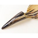 Horn Sch&ouml;pfl&ouml;ffel Reisl&ouml;ffel Afrika Griff in Naturform poliert 26 cm = Code E