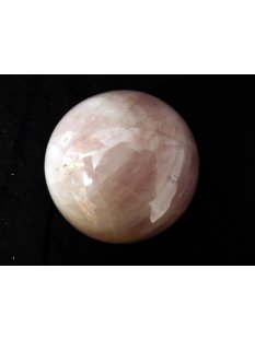 KrQ192 Rosenquarz Kugel  poliert D: 80 mm original...