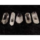 1 St&uuml;ck aus Lot Bergkristall Prismen Doppelender Madagaskar 1A Qualit&auml;t  10 - 30 g L 15 - 25 mm