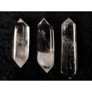 1 St&uuml;ck aus Lot Bergkristall Prismen Doppelender Madagaskar 1A Qualit&auml;t 71 - 90 g L 65 - 110 mm