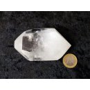 BKDE19 Bergkristall Prismen Doppelender Madagaskar 1A Qualit&auml;t 205 g 90 x 55 mm