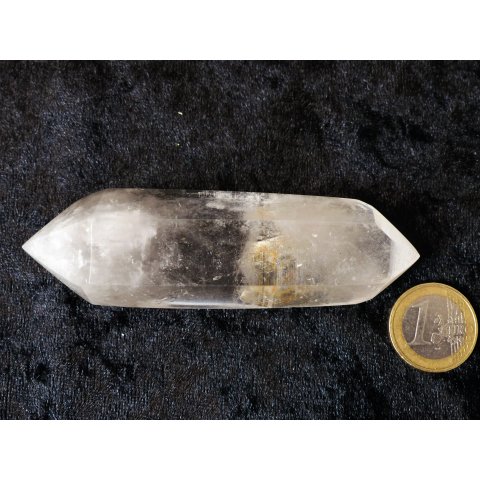 BKDE22 Bergkristall Prismen Doppelender Madagaskar 1A Qualit&auml;t 108 g 100 x 32 mm