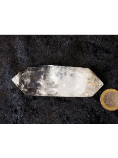 BKDE23 Bergkristall Prismen Doppelender Madagaskar 1A...