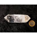 BKDE23 Bergkristall Prismen Doppelender Madagaskar 1A Qualit&auml;t 120 g 105 x 30 mm
