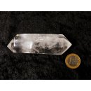 BKDE24 Bergkristall Prismen Doppelender Madagaskar 1A Qualit&auml;t 115 g 107 x 32 mm