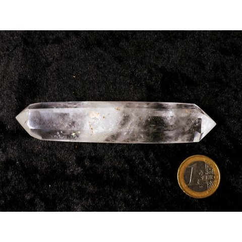 BKDE25 Bergkristall Prismen Doppelender Madagaskar 1A Qualit&auml;t 115 g 107 x 32 mm