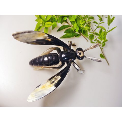 Hornfigur Fliege einmaliges Sammlerst&uuml;ck L&auml;nge 23 cm = Code L