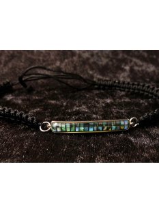 Perlmutt Armband echte Abalone in Stahl = Code E