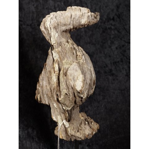 MF415 Kopfteil einer AloAlo der Sakalava Vogel LOLO ca. 20 cm 1945