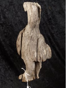 MF417 Kopfteil einer AloAlo der Sakalava Vogel LOLO ca. 20 cm 1945