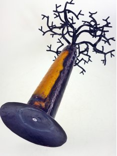 1 St&uuml;ck &Ouml;lfass Blech Deko Baobab 28 - 30 cm Preiscode H