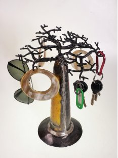 1 St&uuml;ck &Ouml;lfass Blech Deko Baobab 28 - 30 cm Preiscode H