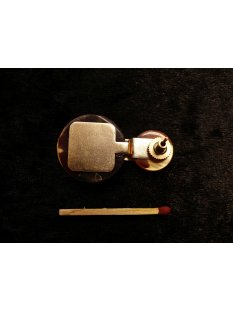 1 Paar Designer Ohrstecker 75 mm Perlmutt auf Messing vergoldet Lailah No.02