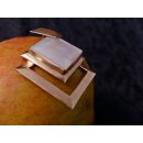 1 Paar Designer Ohrstecker 65 mm Perlmutt auf Messing vergoldet Lailah No.04