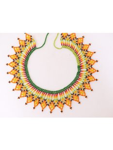 Embera Glasperlenschmuck Kette im Boho-Ibiza Stil No.04 =...