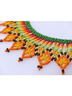 Embera Glasperlenschmuck Kette im Boho-Ibiza Stil No.04 =...