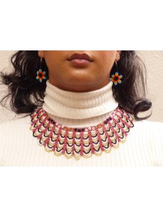 Embera Glasperlenschmuck Kette im Boho-Ibiza Stil No.07 =...