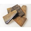 5 x Hornplatten antik braun 50 x 30 x 5 mm No.02