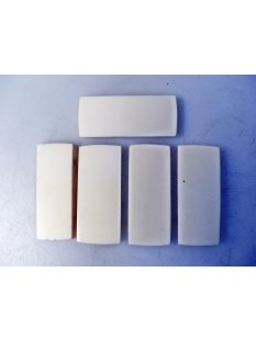 5 x Knochenplatten hell 50 x 20  x 5 mm No.06