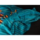 Schal aus Alpaka Wolle handgewebt in Kolumbien BIO 170 x 60 cm No. 01 gr&uuml;n