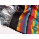 Schal aus Schafwolle + Baumwolle handgewebt  in Kolumbien BIO 170 x 60 cm