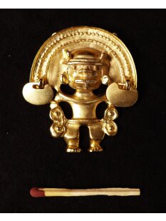 Replik 03 Anh&auml;nger kosmologische Figur Goldmuseum...