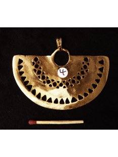 Replik 04 Anh&auml;nger kosmologische Figur Goldmuseum Bogota 75 x 35 mm