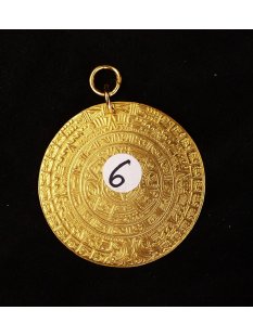 Replik 06 Anh&auml;nger kosmologische Figur Goldmuseum Bogota D: 38 mm