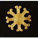 Replik 13 Anh&auml;nger kosmologische Figur Goldmuseum Bogota D: 38 mm