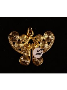 Replik 15 Anh&auml;nger kosmologische Figur Goldmuseum Bogota D: 35 mm